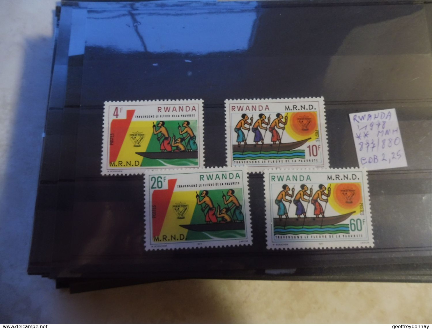 Rwanda 1978 Perfect  Mnh Neuf ** 877/880 - Unused Stamps
