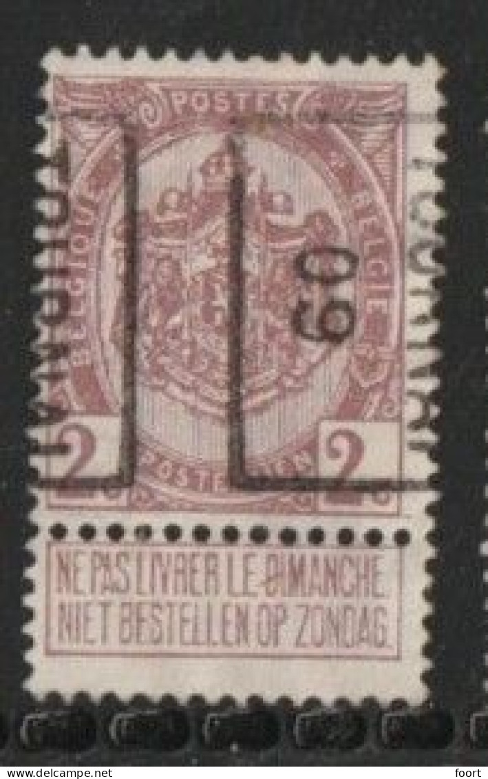 Tournai  1909  Nr. 1403B - Roller Precancels 1900-09