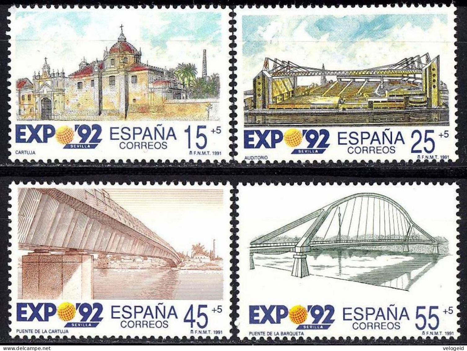 España. Spain. 1991. Exposiscion Universal De Sevilla. EXPO '92 - 1992 – Sevilla (España)