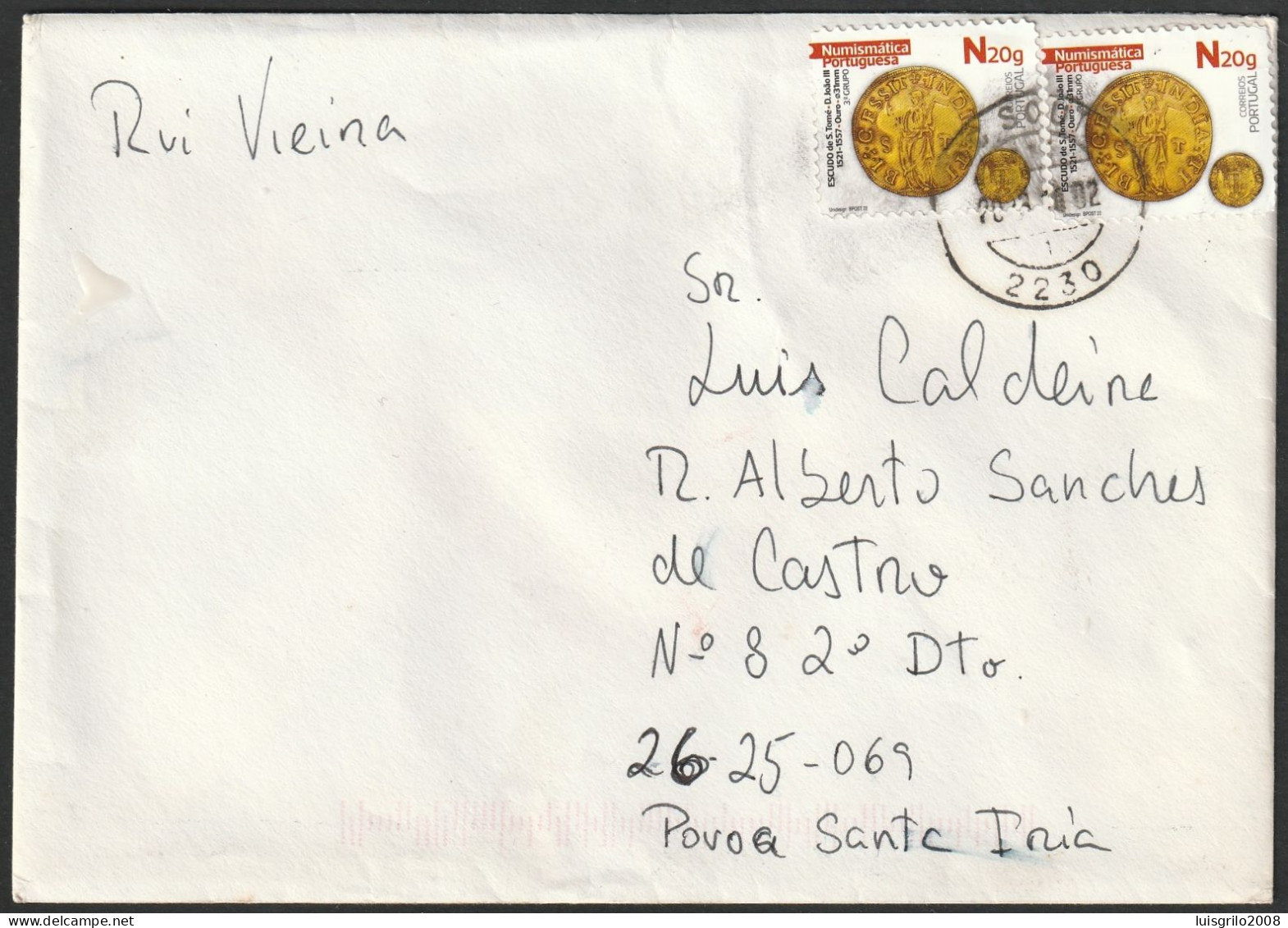 Portugal - Santarém > Póvoa Santa Iria -|- Postmark - Souto, 2023 - Storia Postale