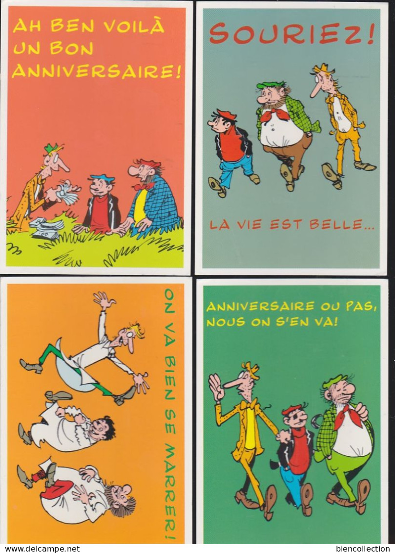 5 Cartes ; Pellos; Les Pieds Nickelés , PGV Vent D'ouest , éditions Hazan - Pellos