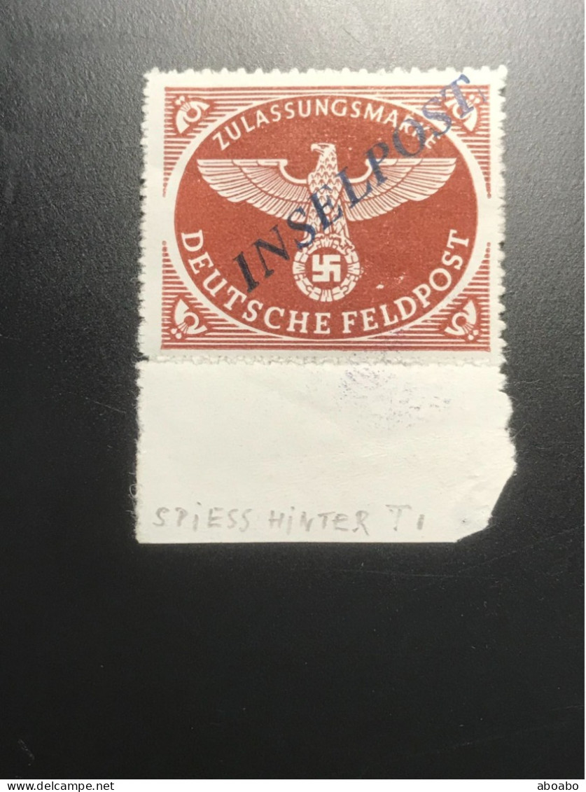 Deutschland Briefmarken - FELDPOST - Aufdruck INSELPOST   -  **9/28 - Sonstige & Ohne Zuordnung