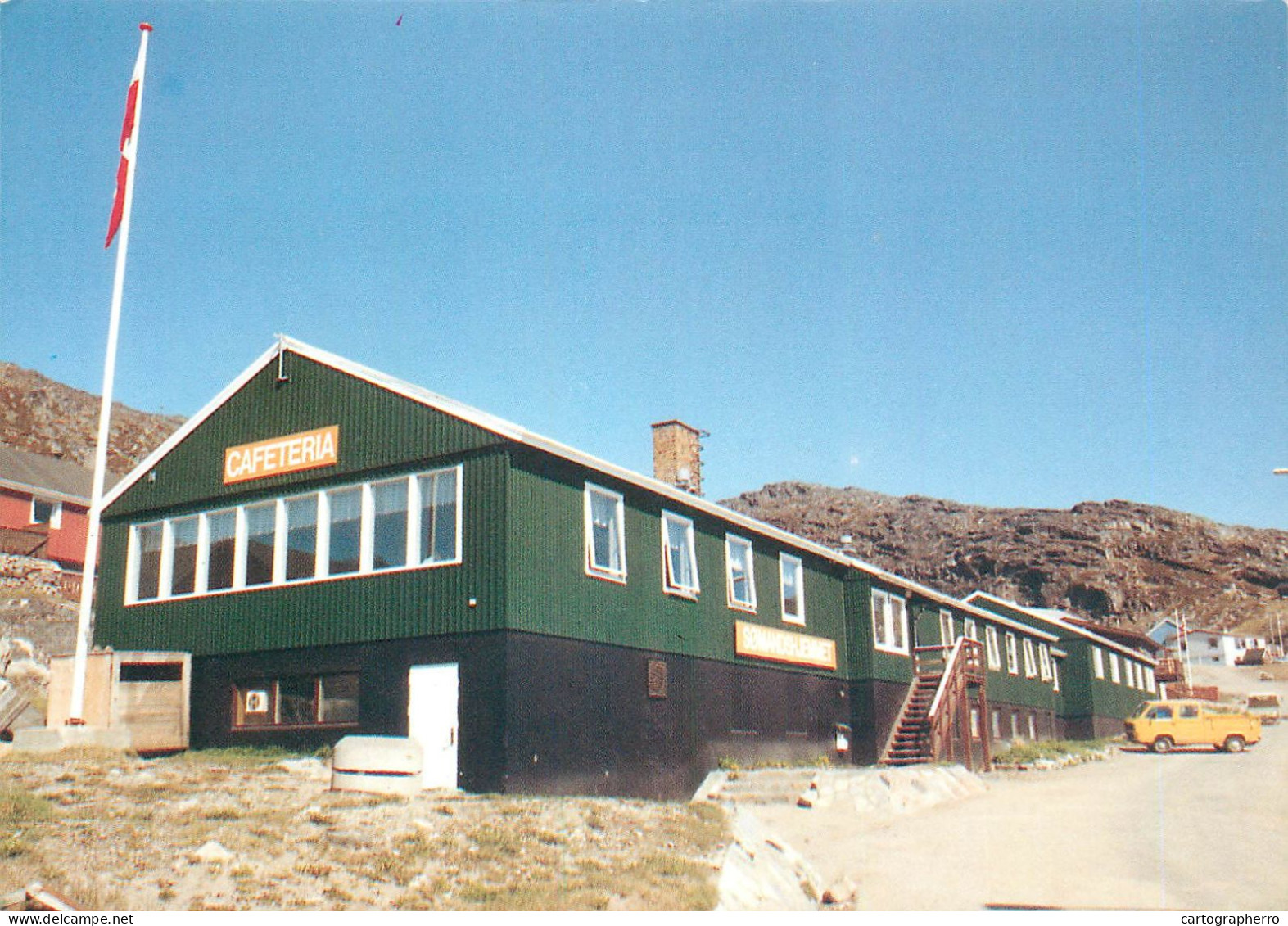 Postcard Greenland Seamens House - Grönland