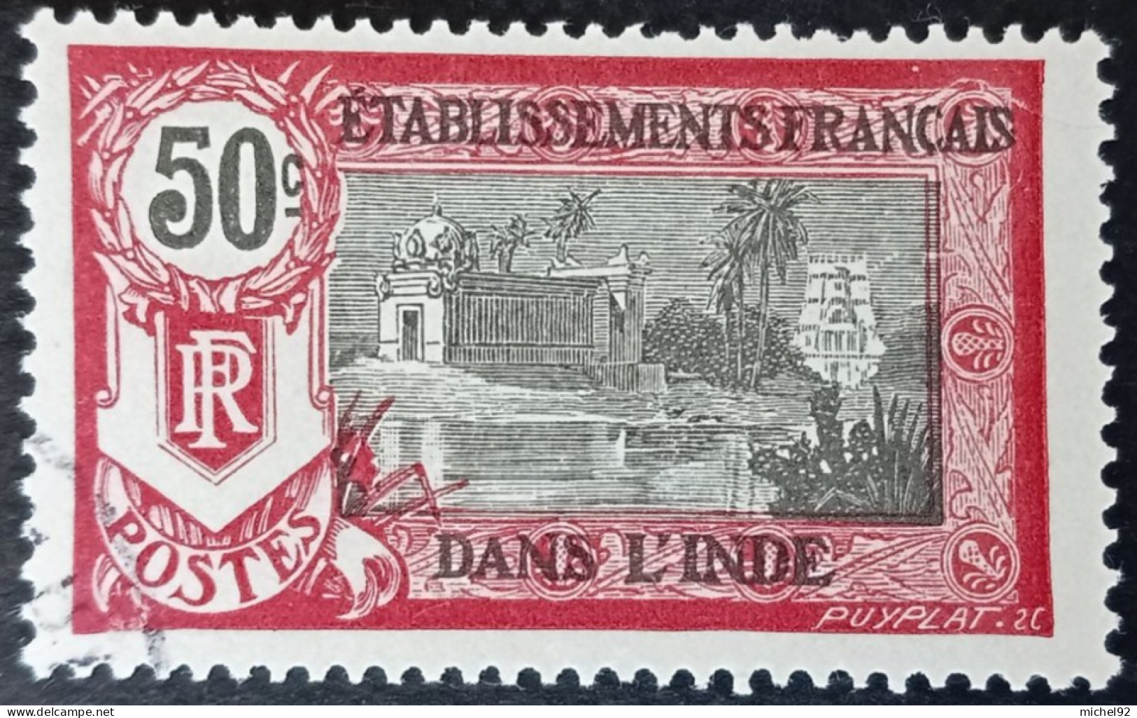 Inde 1914 - YT N°38 - Oblitéré - Used Stamps
