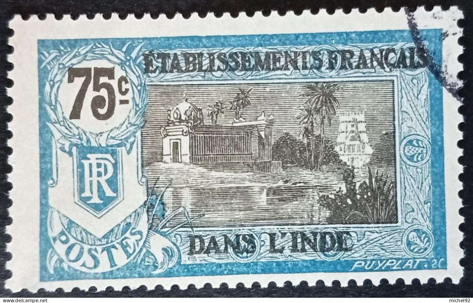 Inde 1914 - YT N°39 - Oblitéré - Used Stamps