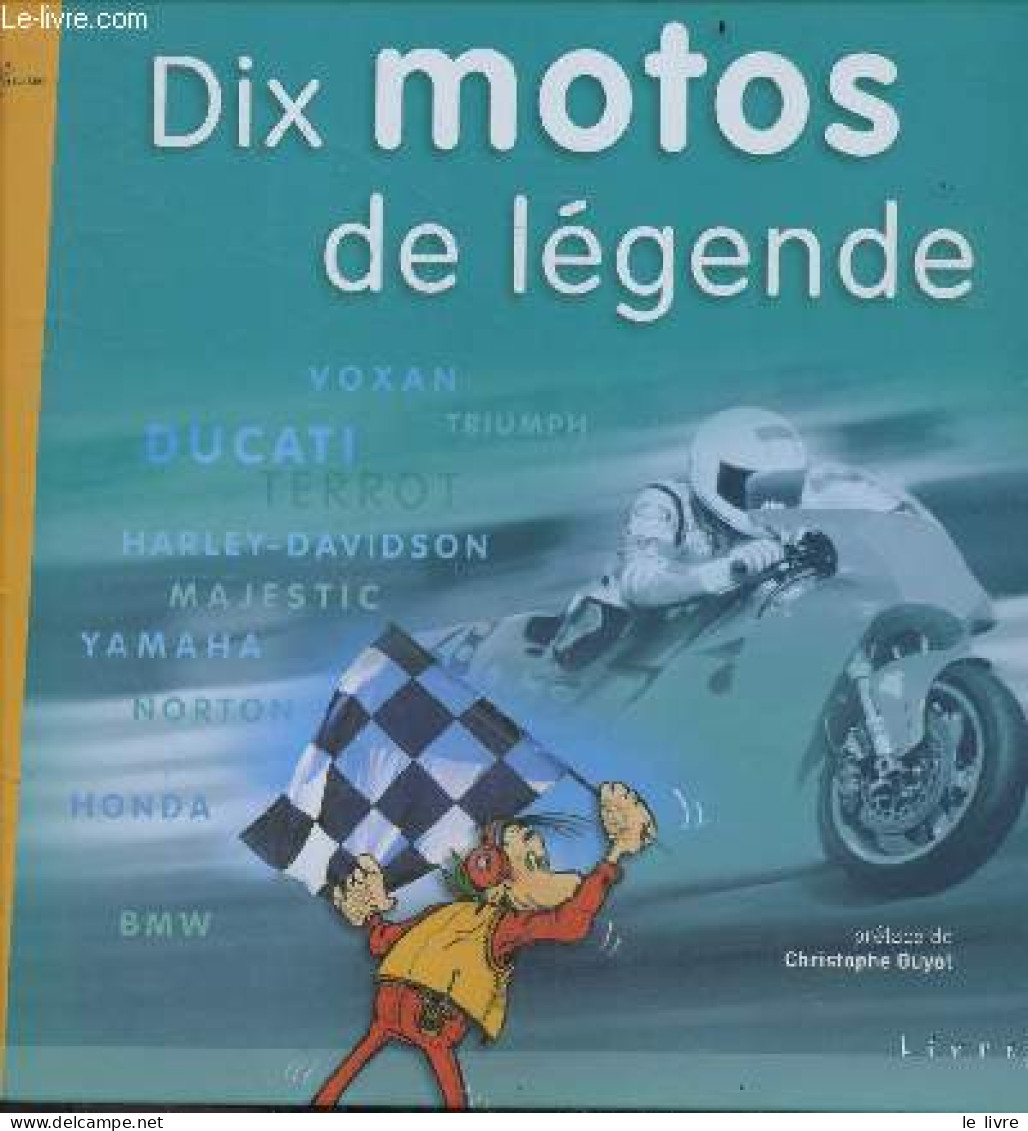 Dix Motos De Légende - Livres Timbrés - Collection Jeunesse 2002 - Ducati, Harley Davidson, Voxan, Triumph, Norton, Bmw, - Motorrad