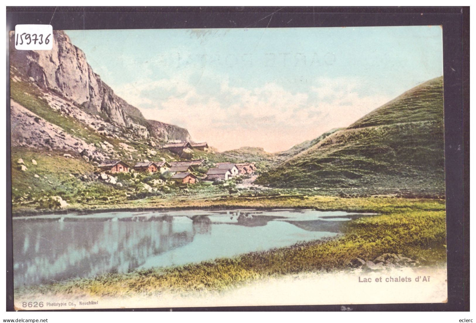 DISTRICT D'AIGLE - LAC ET CHALETS D'AÏ - TB - Aigle