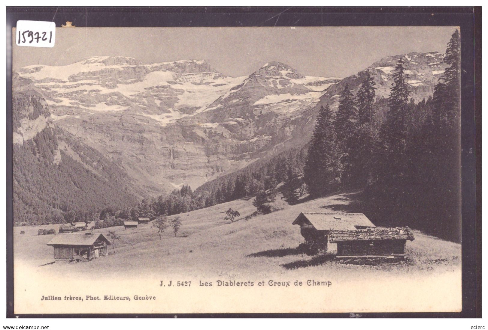 DISTRICT D'AIGLE - LES DIABLERETS ET CREUX DE CHAMP - TB - Aigle