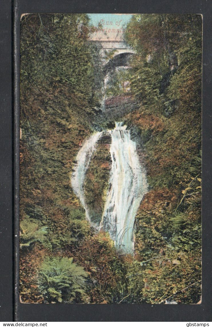 Binn Of Corriemulzie Braemar 1908 Posted Card Nice Aboyne Postmark See Scans - Aberdeenshire