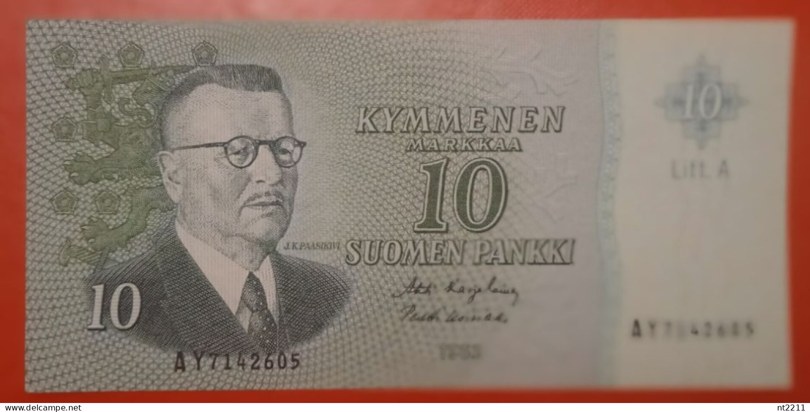 Banknote 10 Marka Finland 1963 - Finland