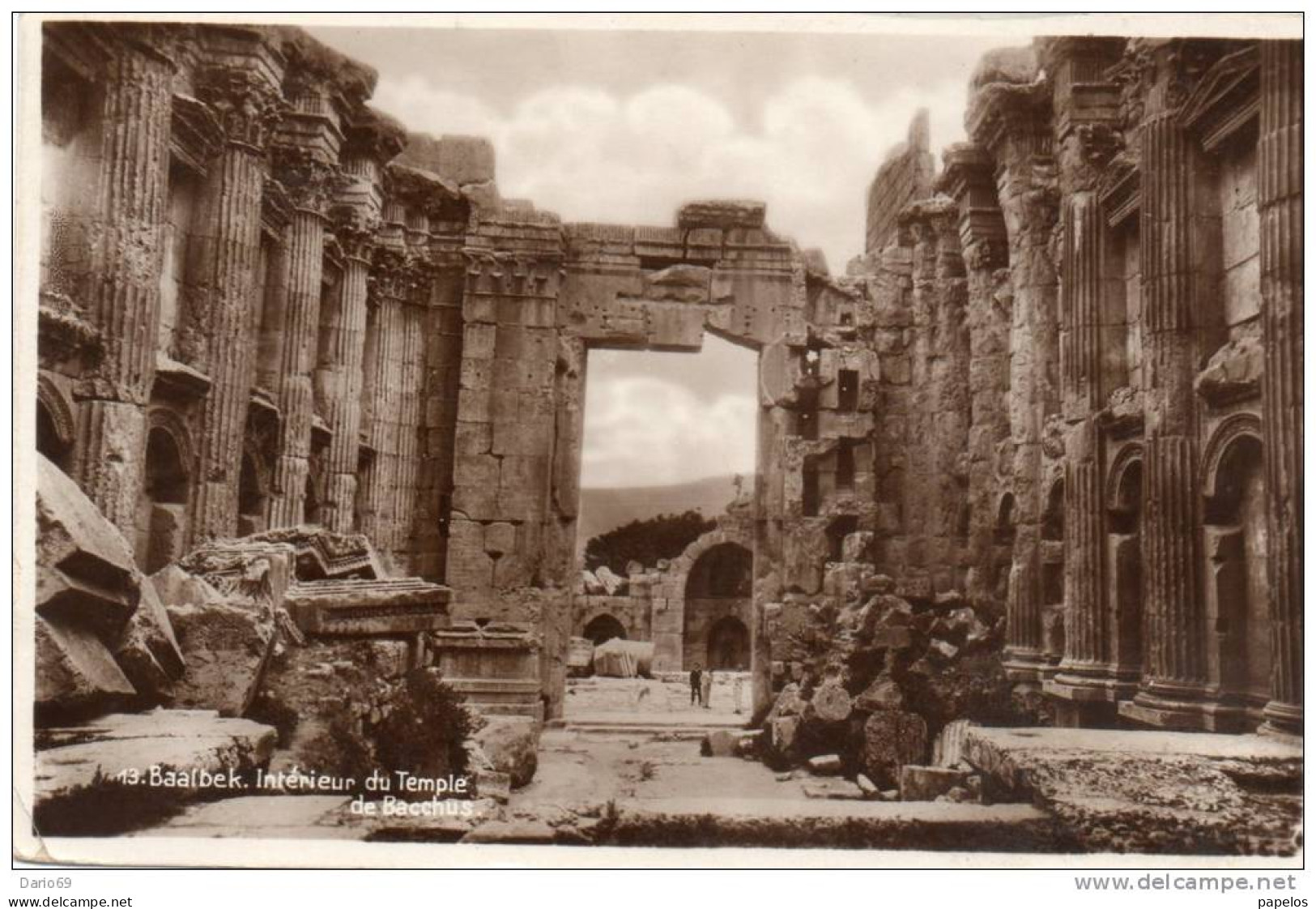 1937  CARTOLINA BAALBEK - Liban