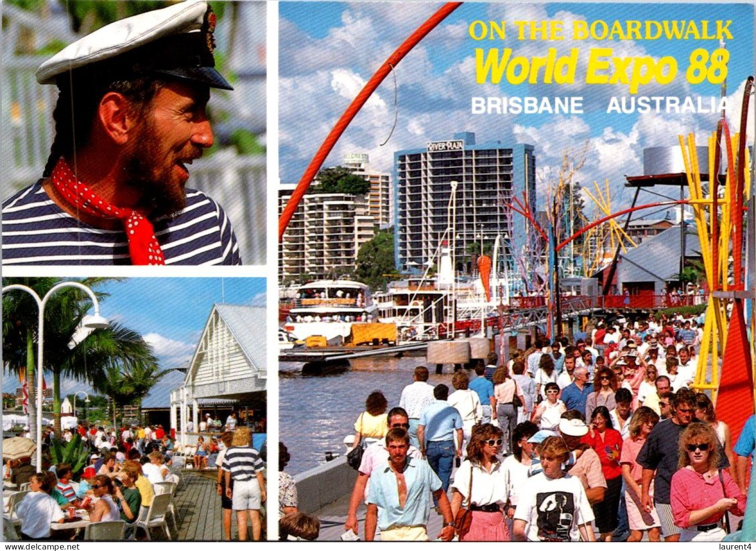 9-11-2023 (1 V 41) Australia (posted With Living Together Stamp) - QLD - Brisbane World Expo 88 - Brisbane
