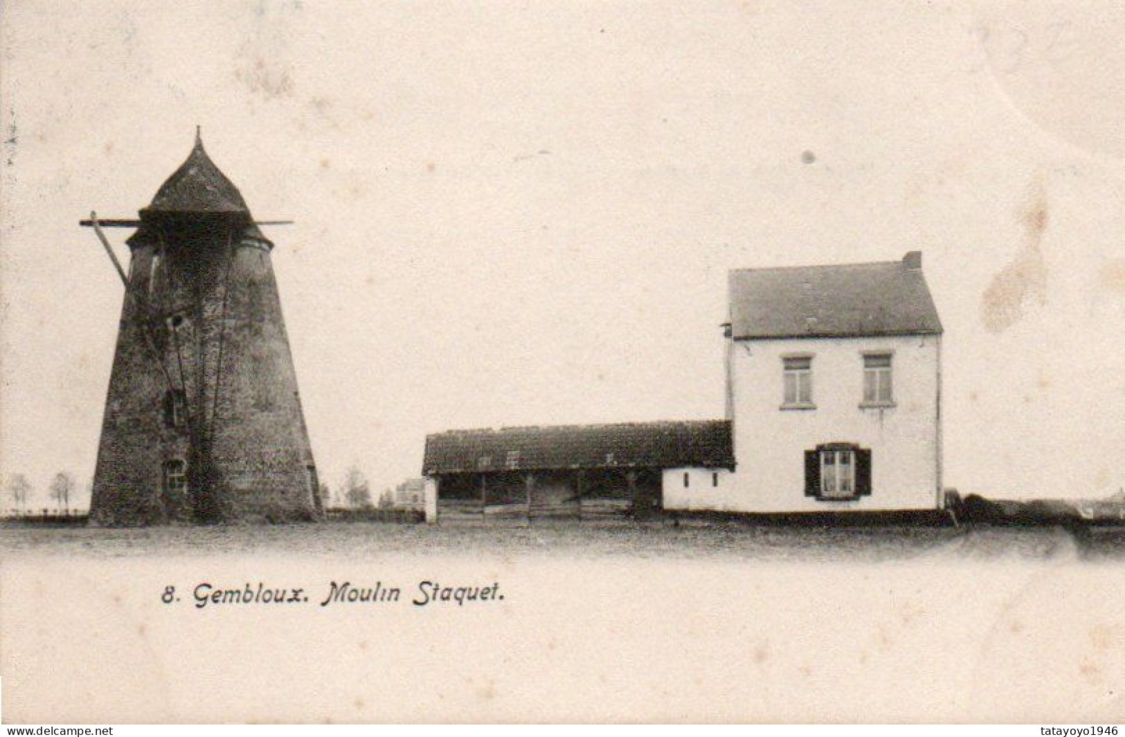 Gembloux  Moulin Staquet Voyagé En 1905 - Gembloux