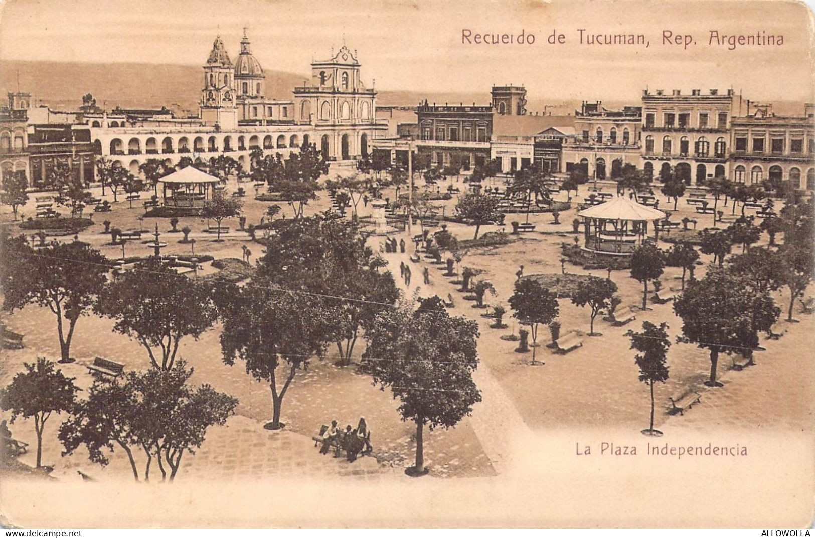 24207 "1911-RICORDO DELLA REPUBBL. ARGENTINA -ESP. INTERN. DELLE INDUSTRIE E DEL LAVORO-TO1911"VERA FOTO-CART. NON SPED. - Tentoonstellingen