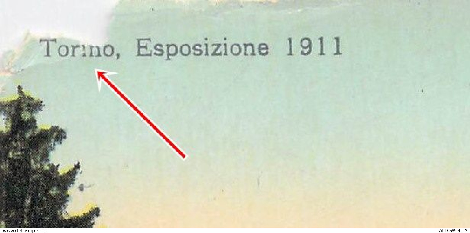 24212 "ESPOSIZIONE INTERNAZIONALE-TORINO 1911-PADIGLIONE INDUSTRIE ARTISTICHE"ANIMATA-VERA FOTO-CART. NON SPED. - Exhibitions