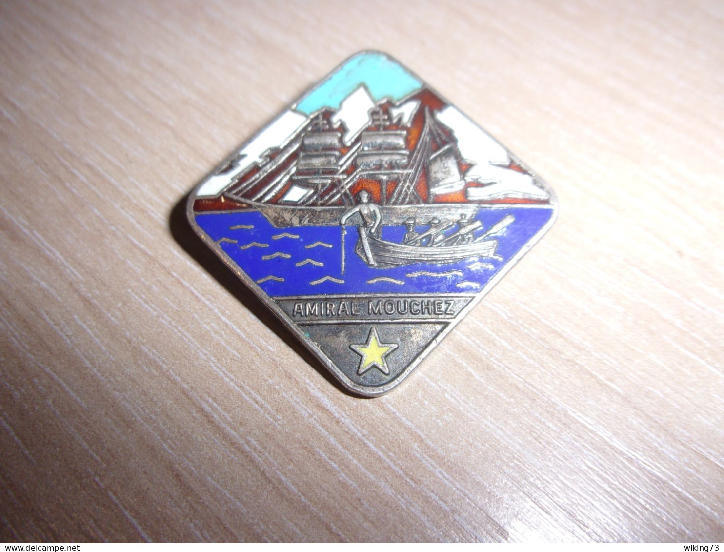 Insigne Du Bâtiment Hydrographe   " Amiral Mouchez "- Marine Nationale - Navy