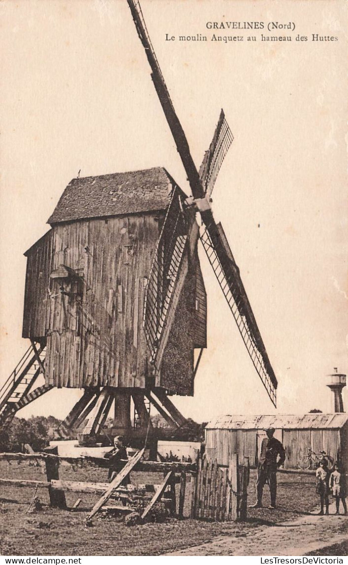 FRANCE - Gravelines - Le Moulin Anquetz Au Hameau Des Huttes - Carte Postale Ancienne - Gravelines