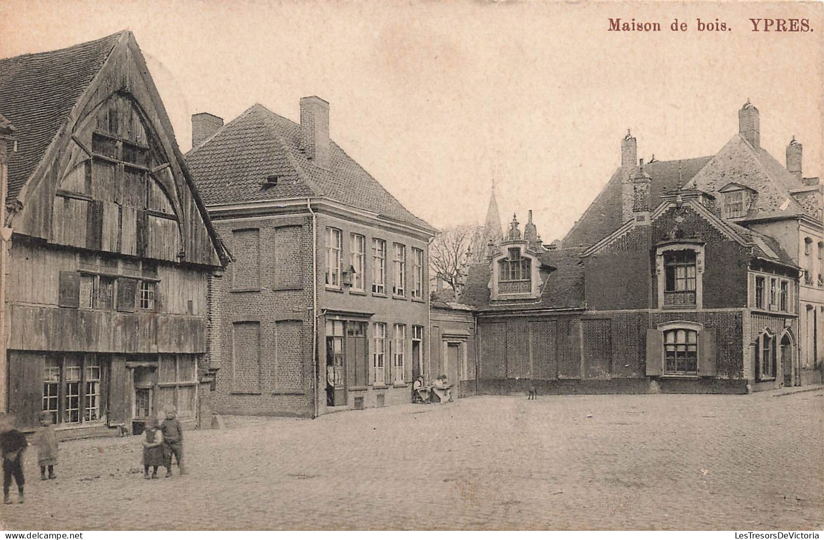 BELGIQUE - Ypres - Maison De Bois - Carte Postale Ancienne - Ieper