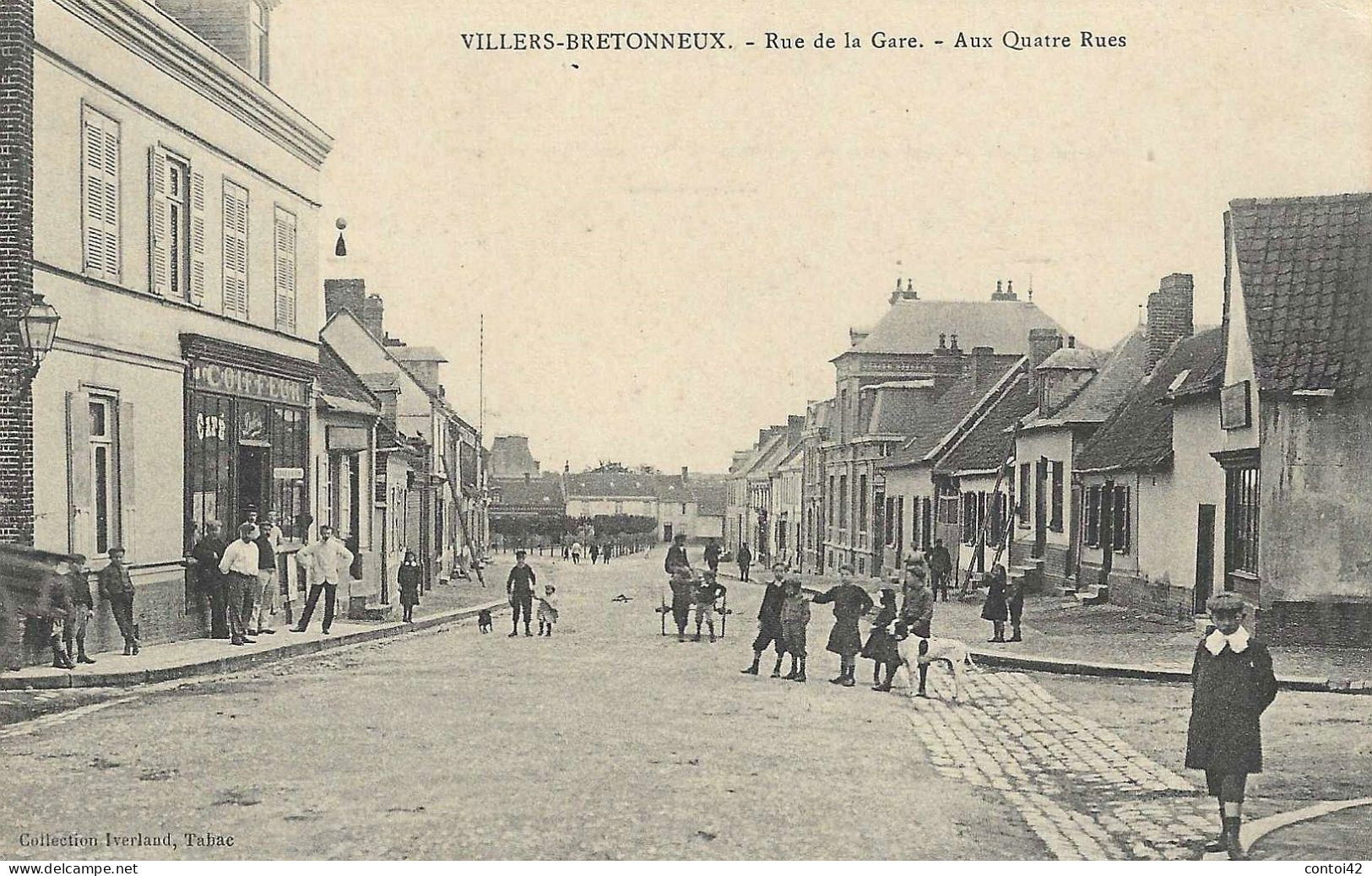 80 VILLERS BRETONNEUX RUE DE LA GARE SOMME - Villers Bretonneux