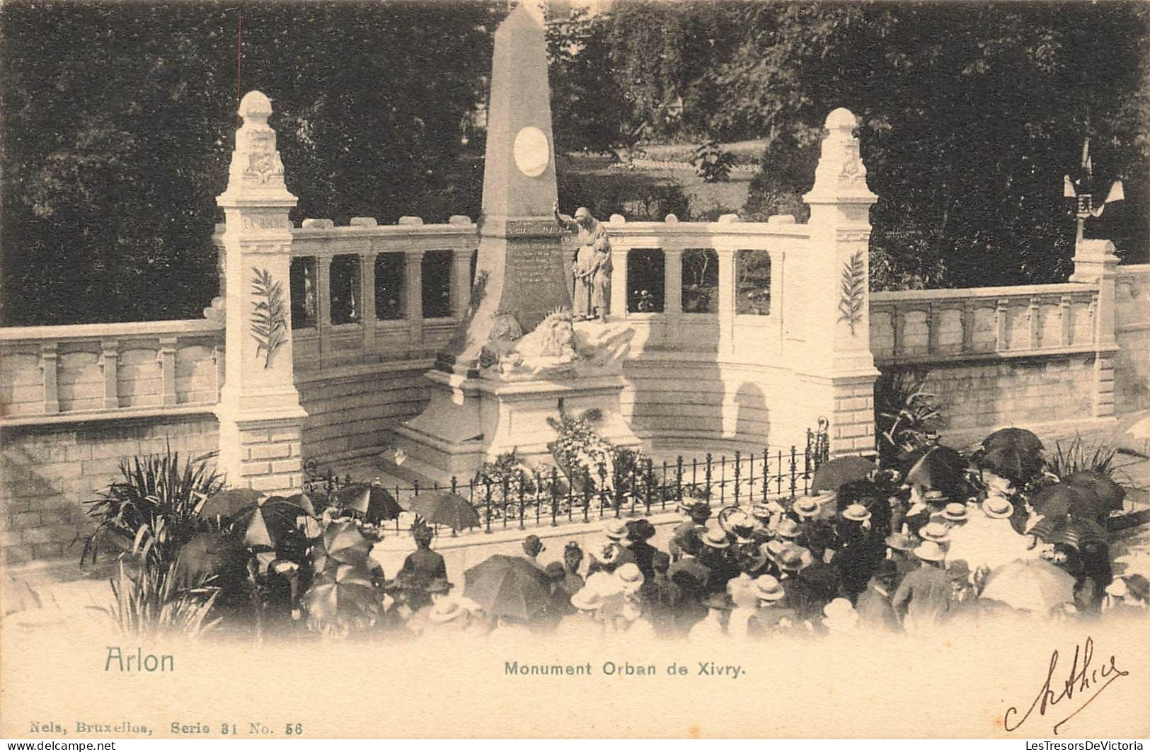 BELGIQUE - Arlon - Monument Orban De Xivry - Animé - Carte Postale Ancienne - Aarlen