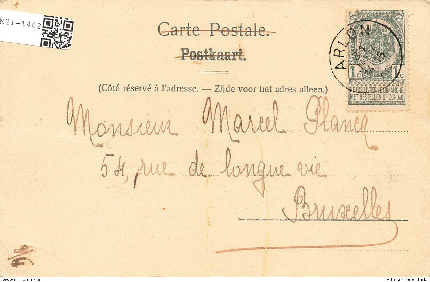 BELGIQUE - Arlon - La Maison D'arrêt - Carte Postale Ancienne - Arlon