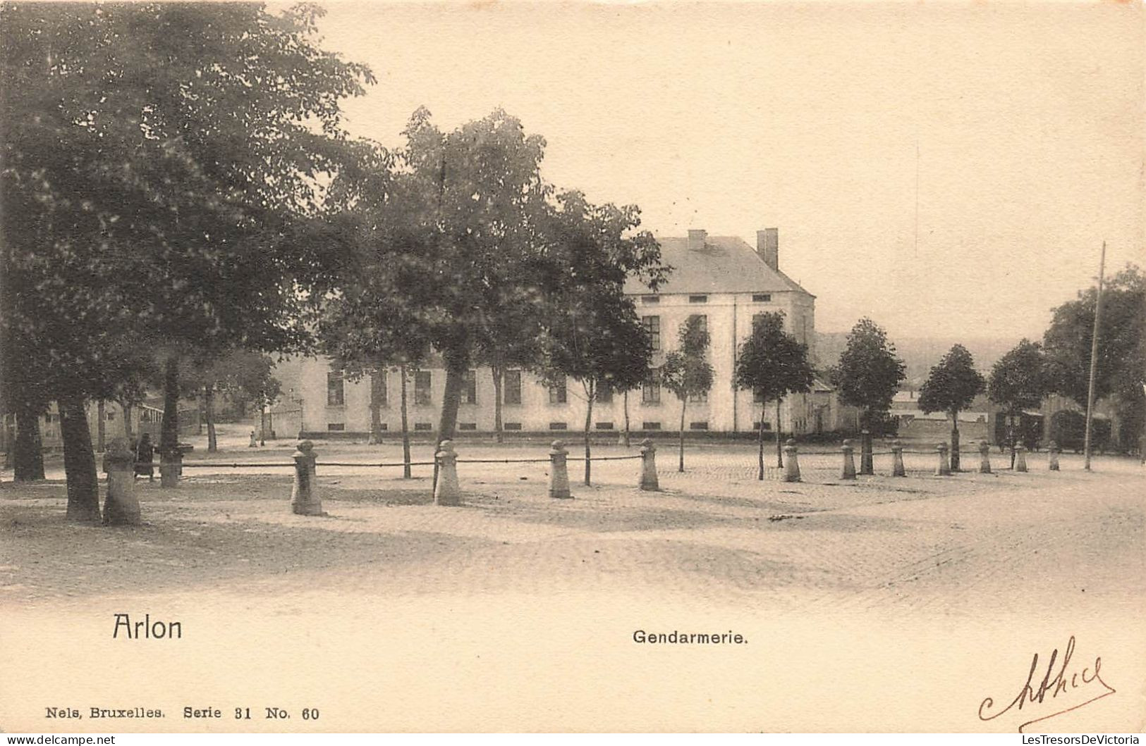 BELGIQUE - Arlon - Gendarmerie - Carte Postale Ancienne - Aarlen