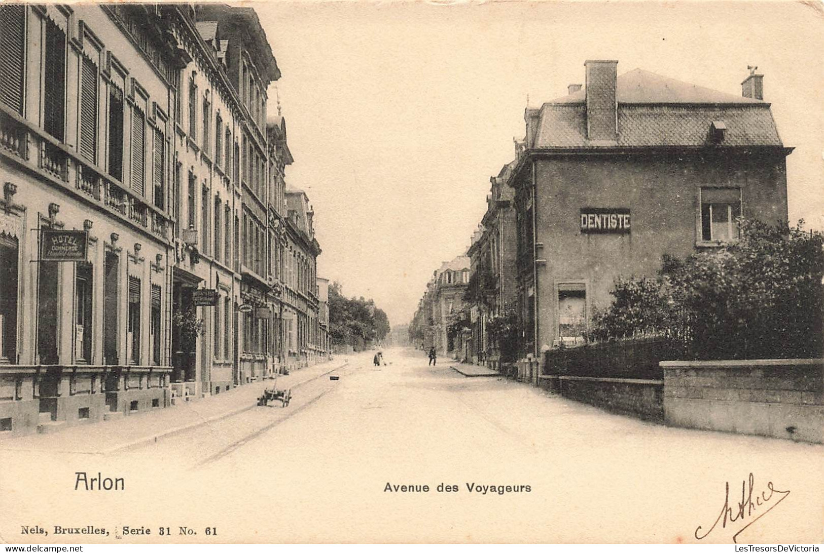 BELGIQUE - Arlon - Avenue Des Voyageurs - Carte Postale Ancienne - Aarlen