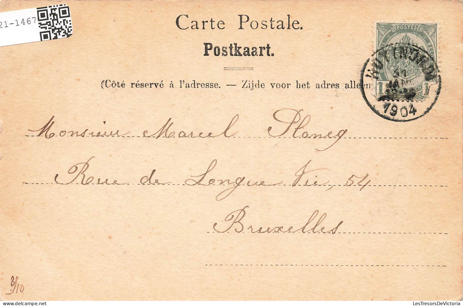 BELGIQUE - Souvenir De Huy - La Collégiale - Carte Postale Ancienne - Hoei