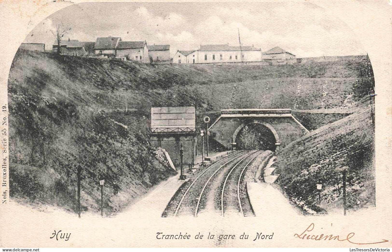BELGIQUE - Huy - Tranchée De La Gare Du Nord - Carte Postale Ancienne - Hoei