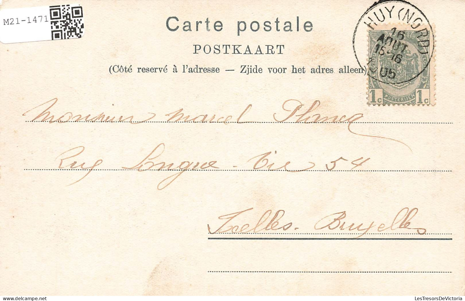BELGIQUE - Huy - Tranchée De La Gare Du Nord - Carte Postale Ancienne - Hoei
