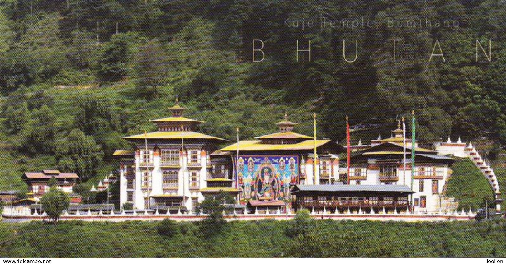 BHUTAN Kuje Lhakhang Temple In Bumthang Azha Keza Picture Postcard BHOUTAN - Butan