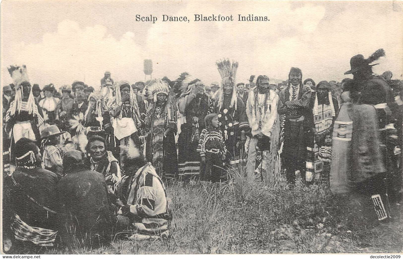 US5782 Scalp Dance Blackfoot Indians Types Folklore Costume Indian Canada - Regina