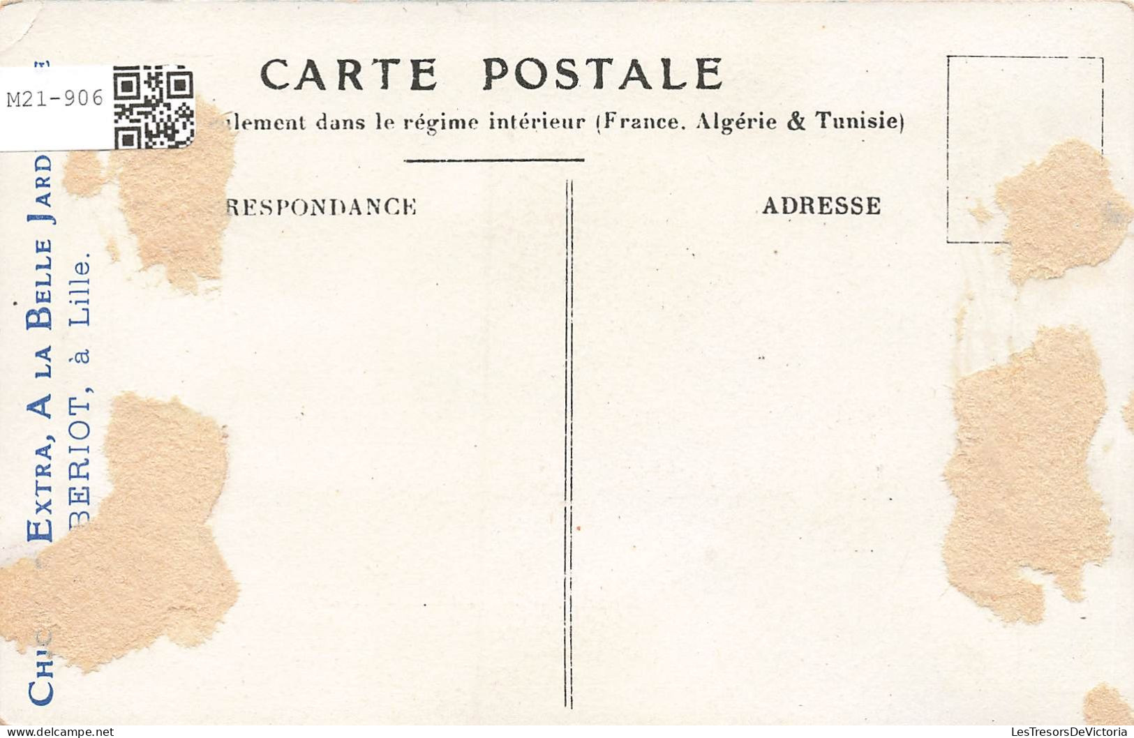 PUBLICITE - Deux Fillettes Jouant - Chicorée Extra à La Belle Jardinière - C Beriot - Colorisé - Carte Postale Ancienne - Advertising