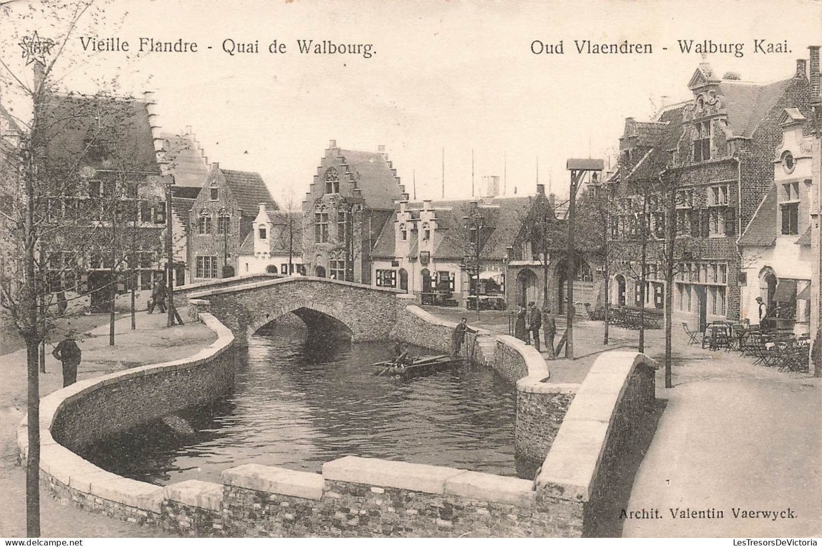 BELGIQUE - Sint Niklaas - Quai De Warbourg - Carte Postale Ancienne - Sint-Niklaas