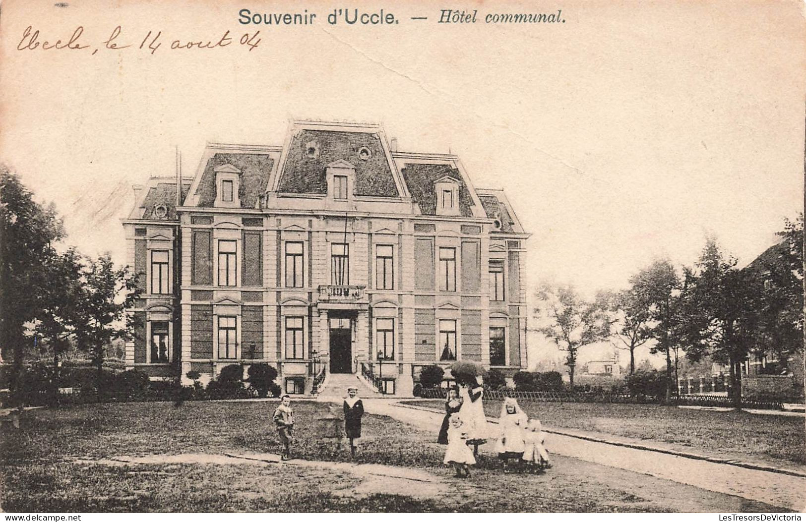 BELGIQUE - Souvenir D'Uccle - Hôtel Communal - Carte Postale Ancienne - Uccle - Ukkel