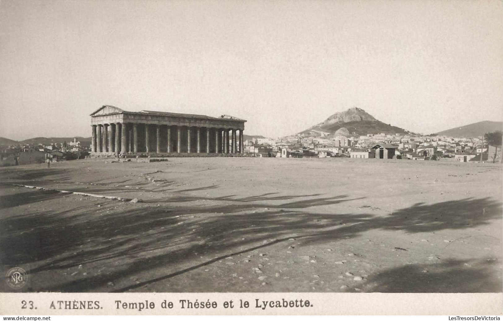 GRECE - Athènes - Temple De Thésée Et Le Lycabette - Carte Postale Ancienne - Griechenland