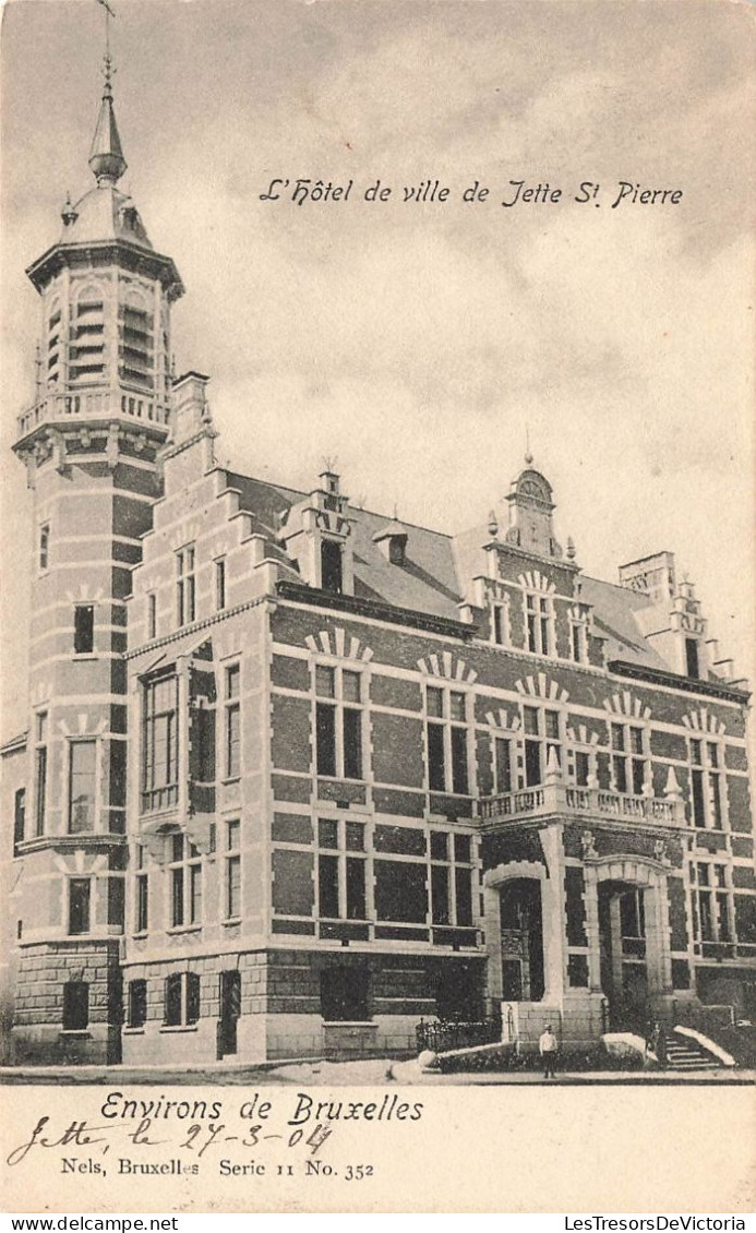 BELGIQUE - Environs De Bruxelles - L'hôtel De Ville De Jette Saint Pierre - Carte Postale Ancienne - Jette