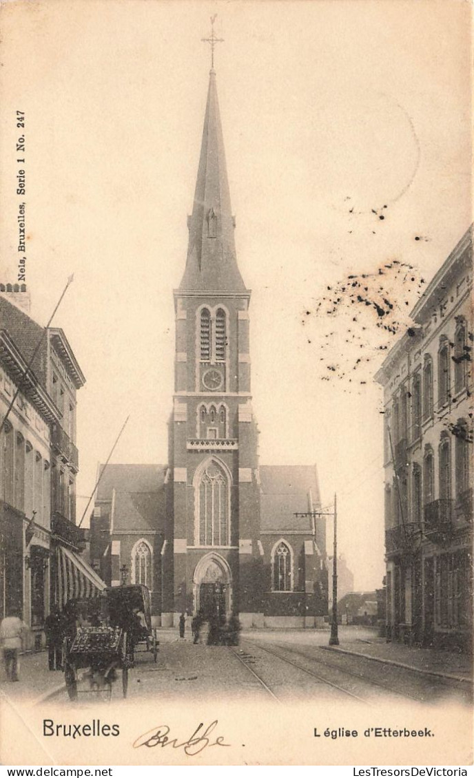 BELGIQUE - Bruxelles - Etterbeek - L'église D'Etterbeek - Carte Postale Ancienne - Etterbeek