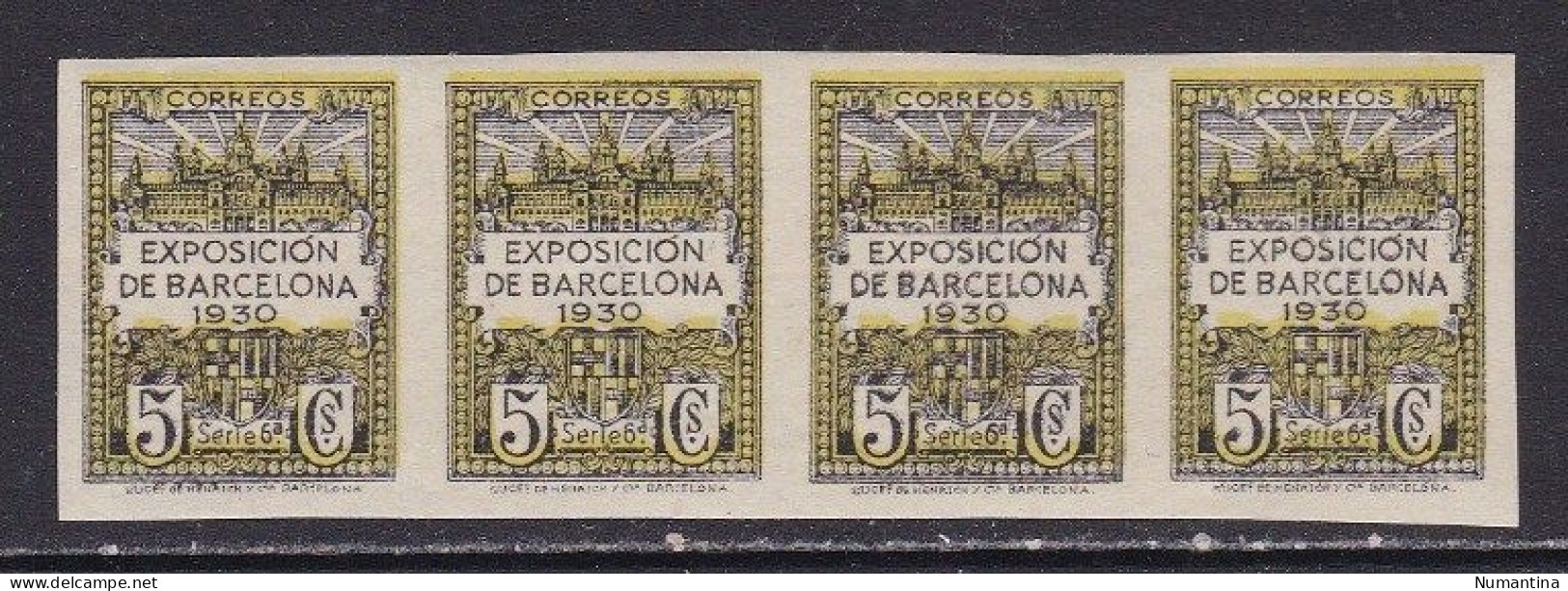1929 - España - Barcelona - Edifil 4s - Sin Dentar - Bloque 4 - Exposicion De Barcelona 1930 - MNH - Barcelona