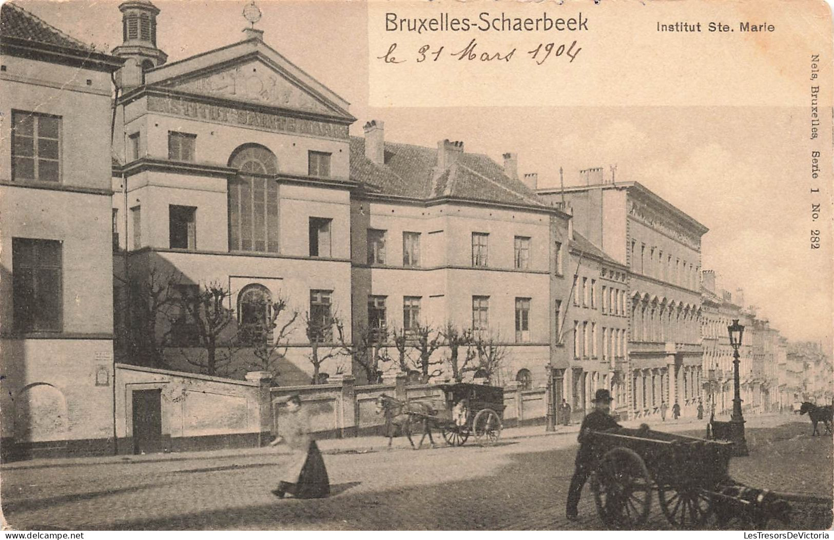 BELGIQUE - Bruxelles - Schaerbeek - Institut Sainte Marie - Carte Postale Ancienne - Schaarbeek - Schaerbeek