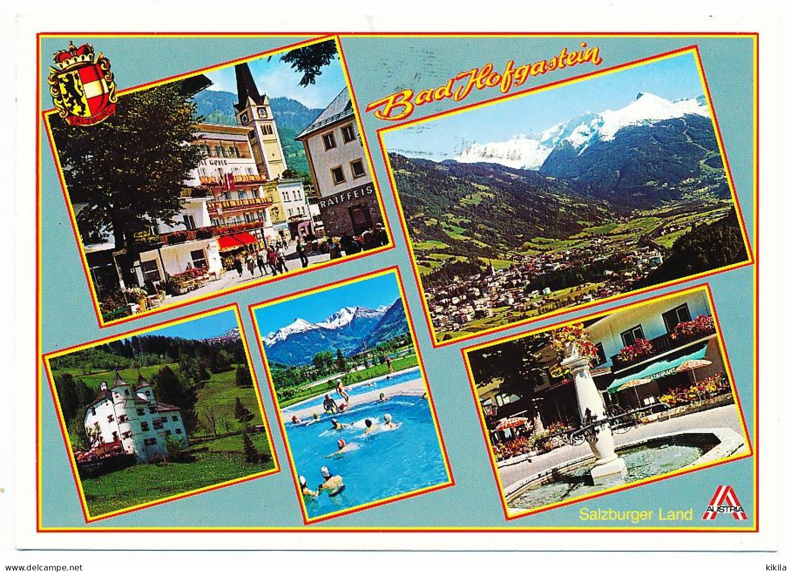 CPSM 10.5 X 15 Autriche (52) Salzburg Kurzentrum BAD HOFGASTEIN Thermal-Hallenbad (32 Grad C) - Bad Hofgastein