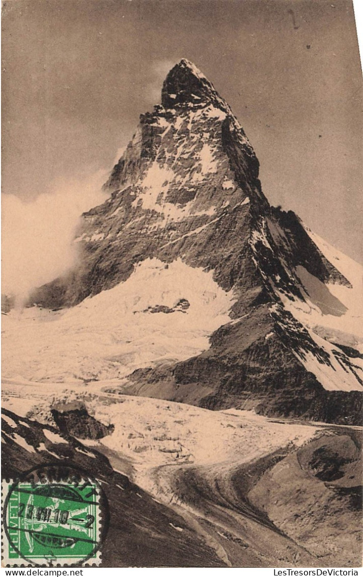 SUISSE - Valais - Zermatt Matterhorn - Montagne - Chalet - Carte Postale Ancienne - Zermatt