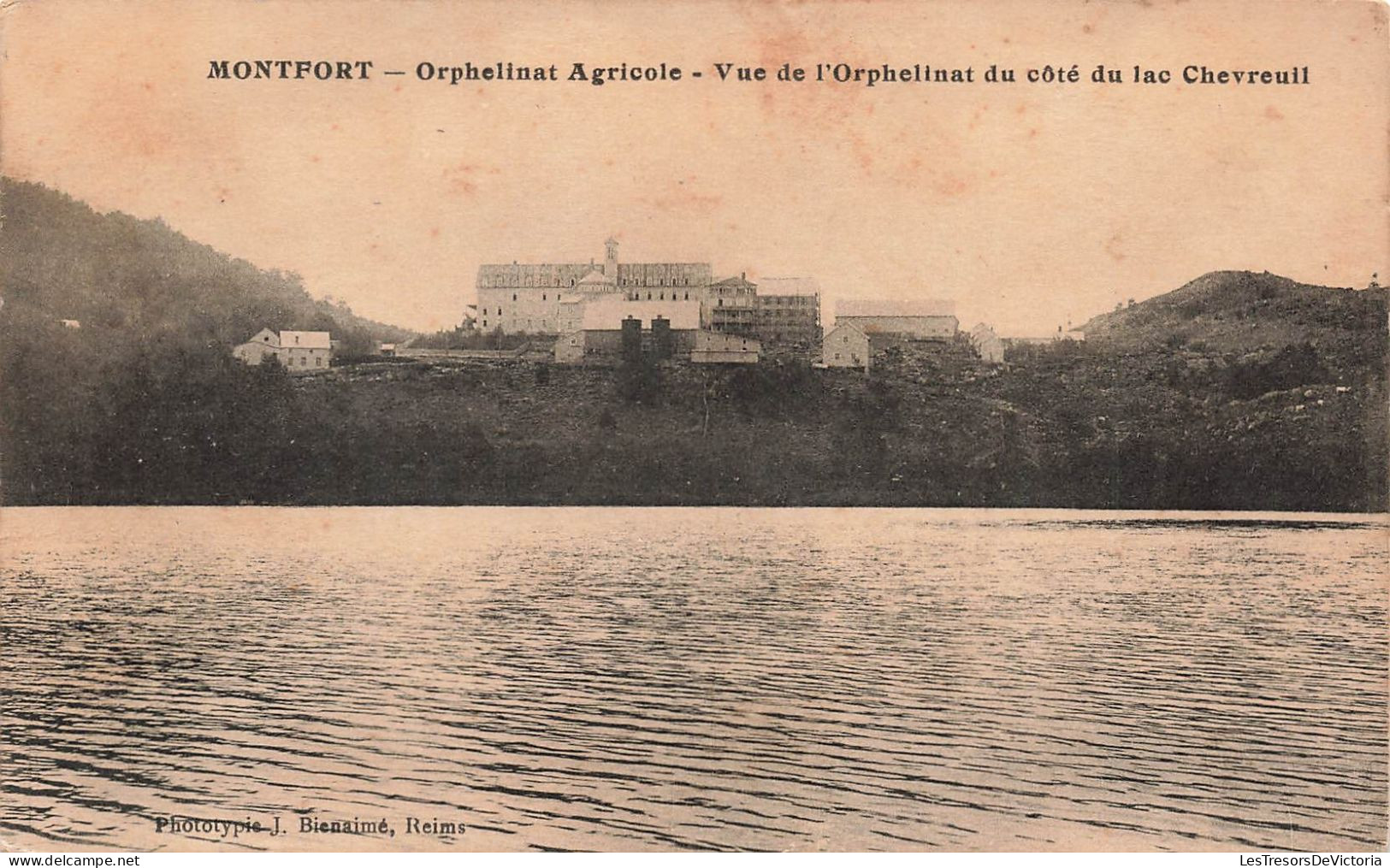 FRANCE - Montfort - Orphelinat Agricole - Vue De L'Orphelinat Du Côté Du Lac Chevreuil - Carte Postale Ancienne - Montfort Le Gesnois