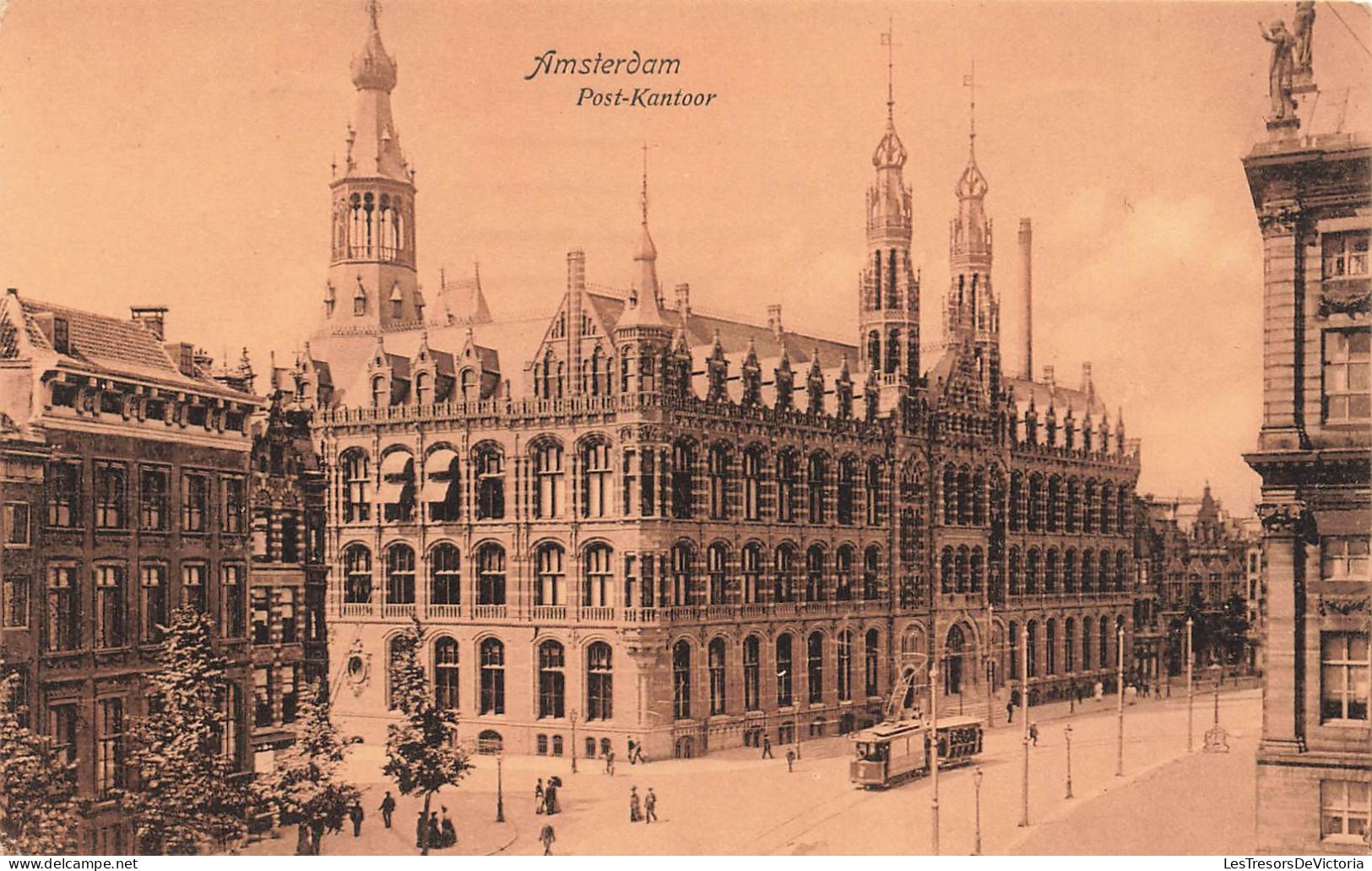 PAYS-BAS - Amsterdam - Post-Kantoor - Carte Postale Ancienne - Amsterdam