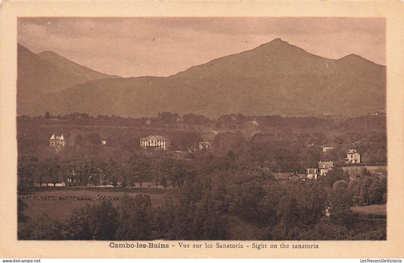 FRANCE - Cambos Les Bains - Vue Sur Les Sanatoria - Montagne - Forêt - Carte Postale Ancienne - Cambo-les-Bains