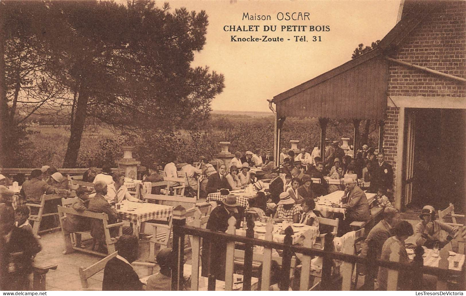 BELGIQUE - Knokke - Zoute - Maison Oscar - Chalet Du Petit Bois - Animé - Carte Postale Ancienne - Knokke