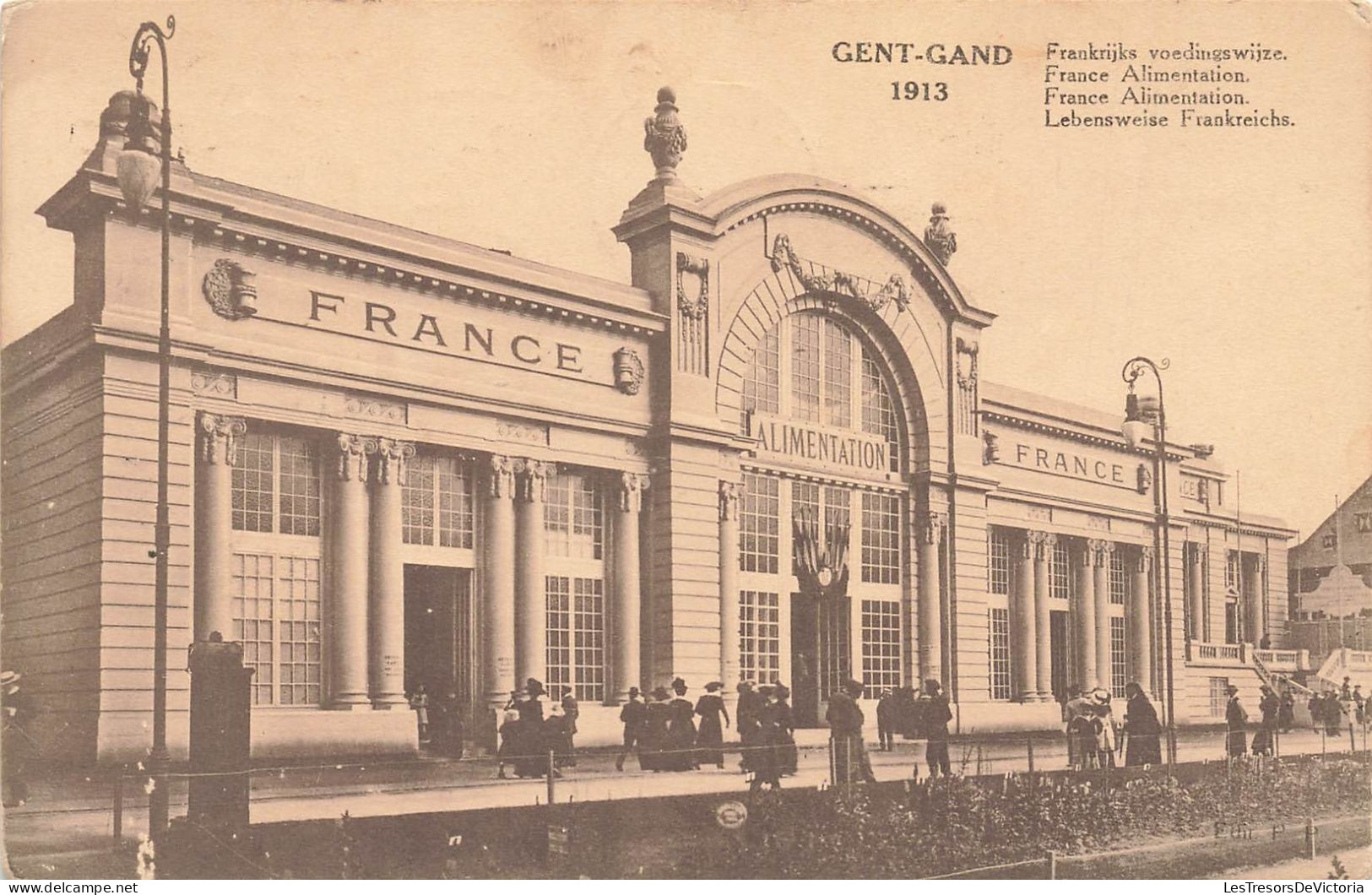 BELGIQUE - Gand - Exposition Universelle Internationale - France Alimentation - Carte Postale Ancienne - Gent