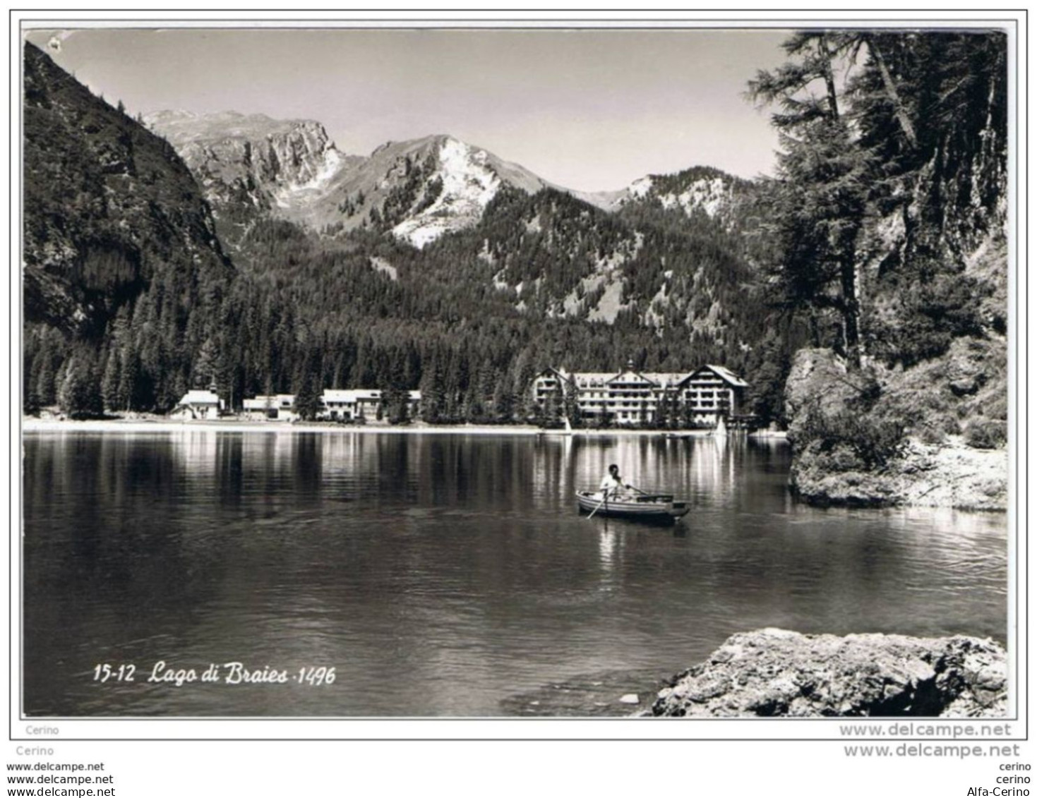 LAGO  DI  BRAIES (BZ):    PRAGSERSEE  -  FOTO  -  FG - Châteaux D'eau & éoliennes