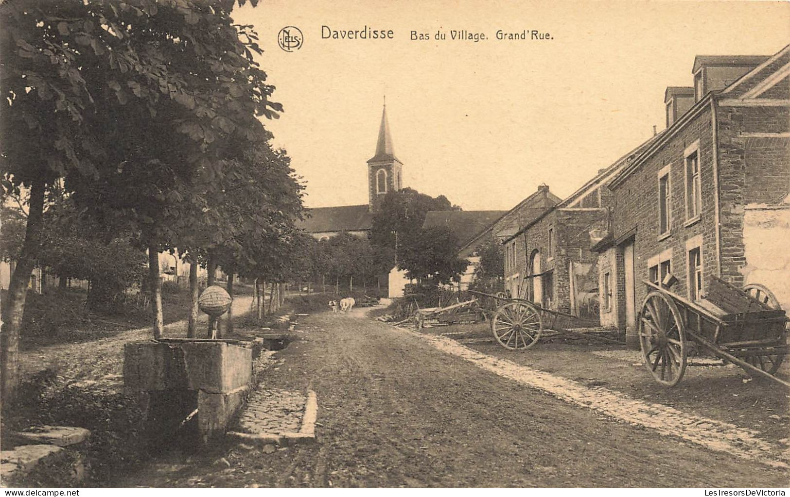 BELGIQUE - Daverdisse - Bas Du Village - Grand'Rue - Carte Postale Ancienne - Daverdisse