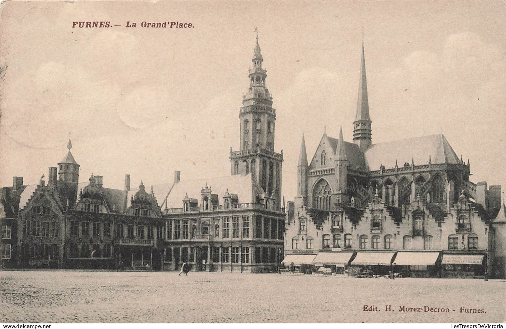 BELGIQUE - Furnes - La Grand'Place - Carte Postale Ancienne - Veurne